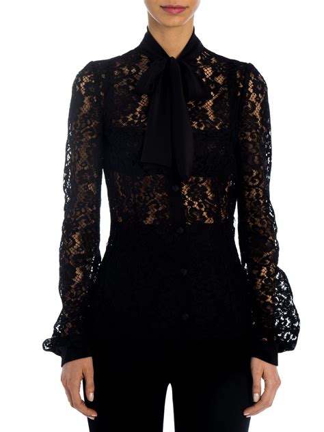 dolce gabbana lace blouse|dolce and gabbana lace top.